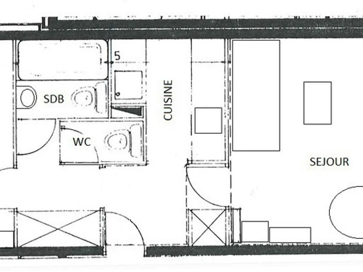 Apartment Charmant 2 Pieces Au Pied Des Pistes Avec Balcon, Pour 4 Personnes - Fr-1-455-139 La Plagne